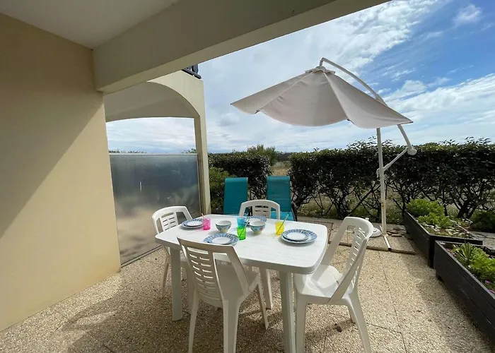 Studio/cabine 4 Pers: Terrasse, Pres Plage, Garage Prive, Equipe, St-jean-de-monts - Fr-1-224c-70 * סן ז'אן דה מון